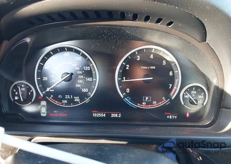 2015 BMW 528I из США, поврежденный, VIN WBA5A5C57FD520279